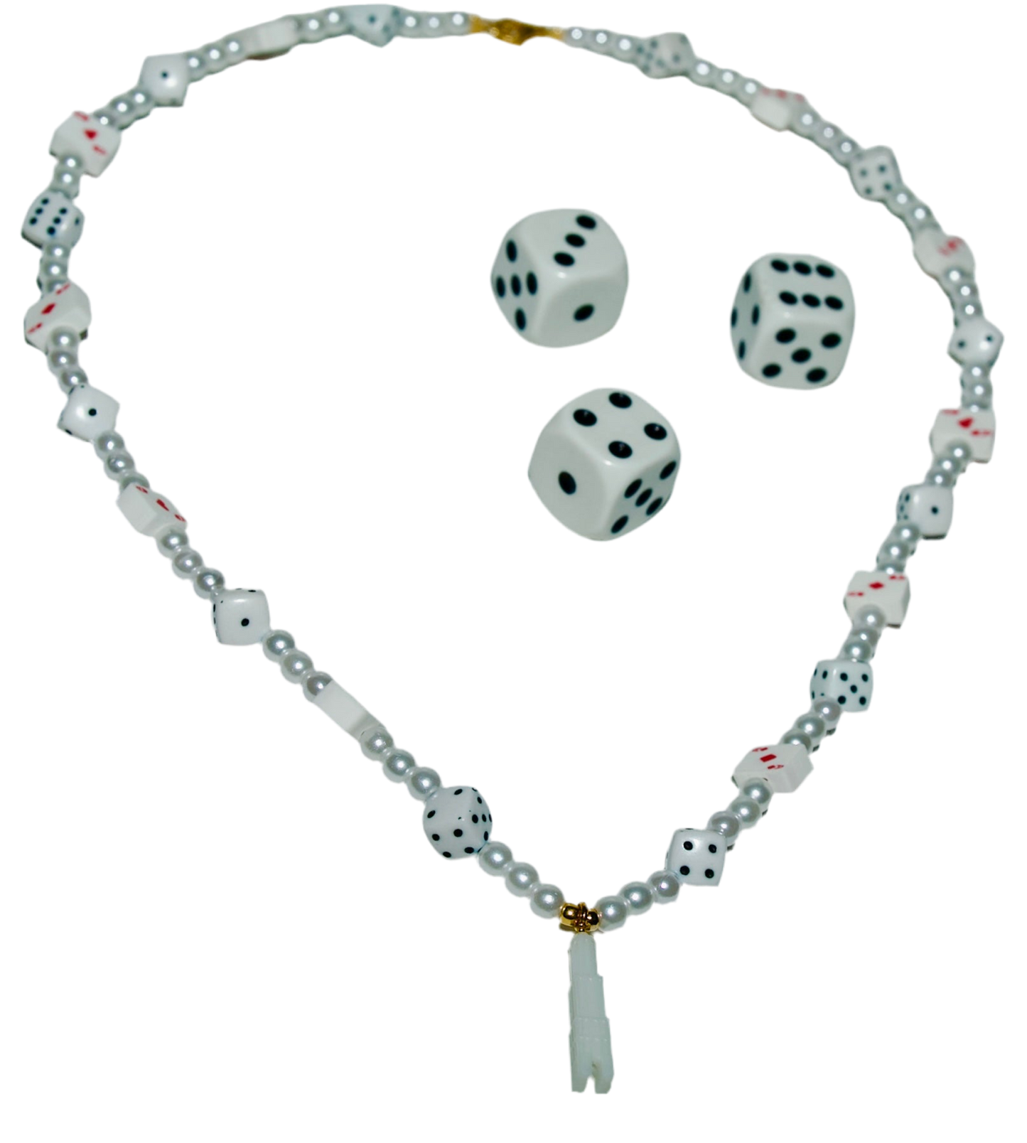 ''Casino Dommetje'' Parelketting