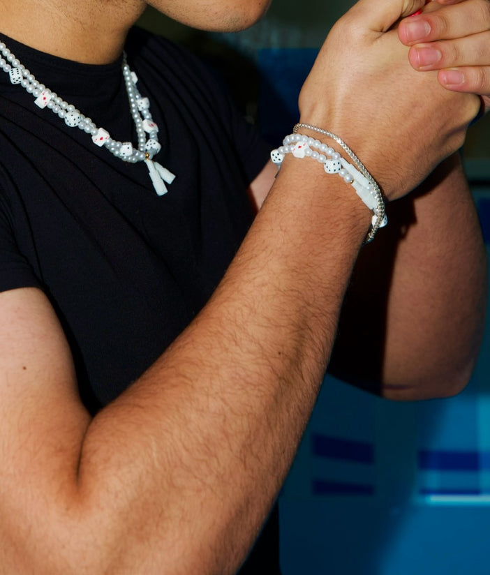 ''Casino Dommetje'' Parelarmband